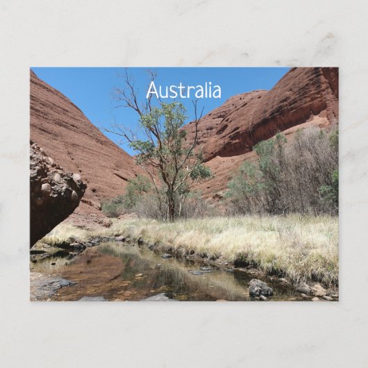 Centraal-Australië Briefkaart (Voorkant)
