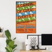 Centraal-Australische feestelijkheden Poster (Thuiskantoor)