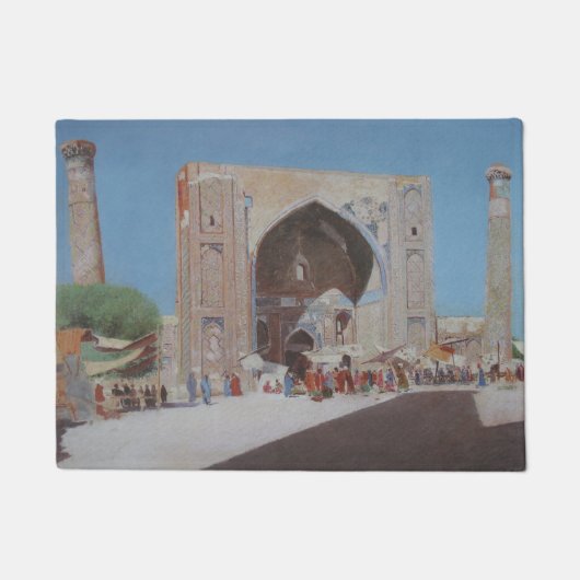 Centraal-Aziatische stad Samarkand Deurmat (Voorkant)