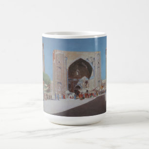 Centraal-Aziatische stad Samarkand Koffiemok