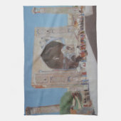 Centraal-Aziatische stad Samarkand Theedoek (Verticaal)