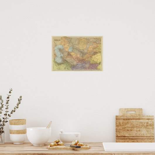 Centraal-Azië 2 Poster (Keuken)