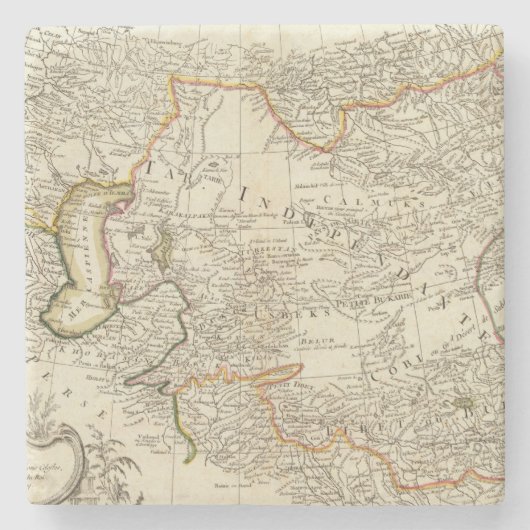 Centraal-Azië 2 Stenen Onderzetter (Voorkant)