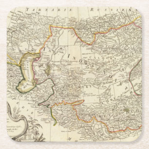 Centraal-Azië Kartonnen Onderzetters