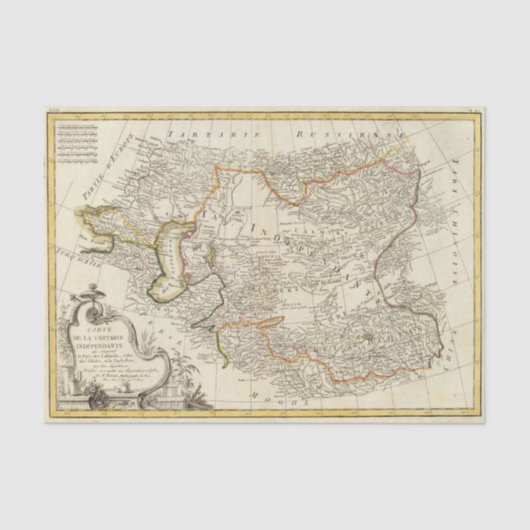 Centraal-Azië Tissuepapier (Voorkant)