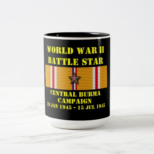 Centraal-Birma Campagne Tweekleurige Koffiemok (Center)
