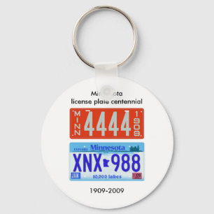 Centraal bord van Minnesota licentie Sleutelhanger