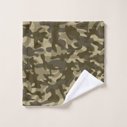 Centraal Camouflage Bad Handdoek (Wasdoekje)