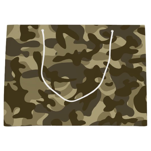 Centraal Camouflage Groot Cadeauzakje (Voorkant)