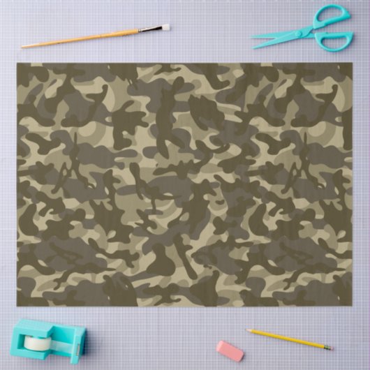 Centraal camouflage-weefselpapier tissuepapier (Craft)