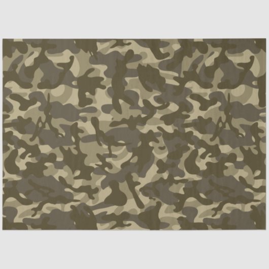 Centraal camouflage-weefselpapier tissuepapier (Voorkant)