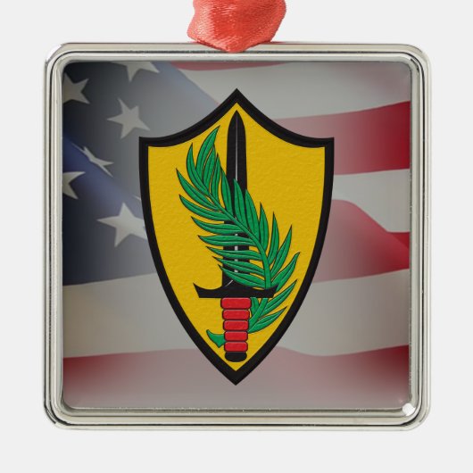 Centraal commando CENTCOM Metalen Ornament (Voorkant)