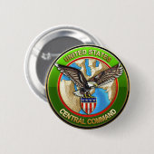 centraal commando van de verenigde staten ronde button 5,7 cm (Voorkant /achterkant)