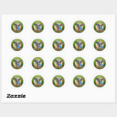 centraal commando van de verenigde staten ronde sticker (Vel)
