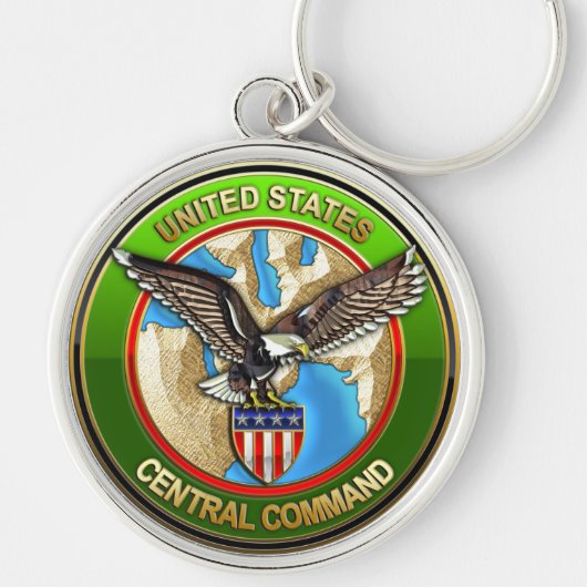 centraal commando van de verenigde staten sleutelhanger (Voorkant)