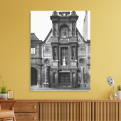 Centraal deel van de belangrijkste � canvas afdruk (Insitu (Woonkamer))