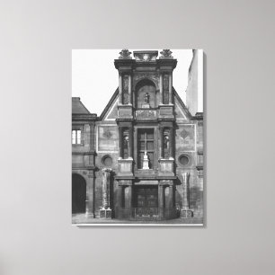 Centraal deel van de belangrijkste � canvas afdruk