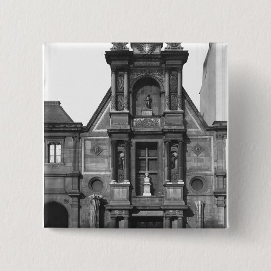 Centraal deel van de belangrijkste � vierkante button 5,1 cm (Voorkant)