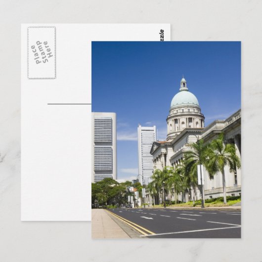 Centraal district Singapore Briefkaart (Voorkant / Achterkant)