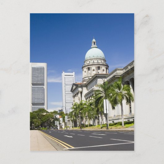 Centraal district Singapore Briefkaart (Voorkant)