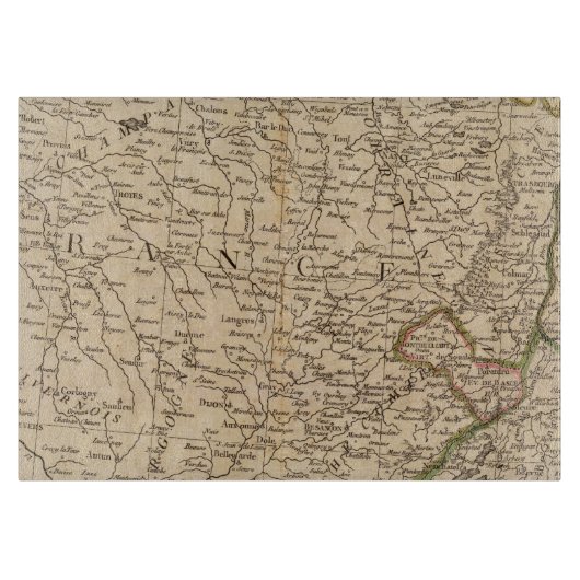 Centraal Duitsland 3 Snijplank (Voorkant)