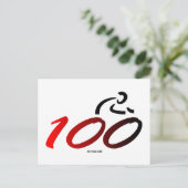 Centraal fietstocht briefkaart (Staand voorkant)