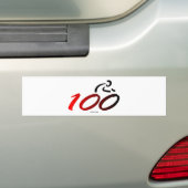 Centraal fietstocht bumpersticker (Op auto)