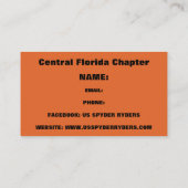 Centraal Florida Hoofdstuk - Visitekaartjes 2 (Achterkant)