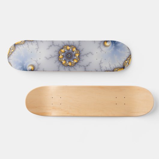 Centraal - Fractal Art Persoonlijk Skateboard (Horizontaal)