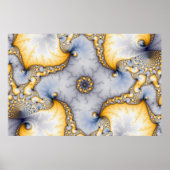 Centraal - Fractal Art Poster (Voorkant)