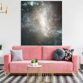 Centraal gebied van het gestreepte spiraalmelkwegs canvas afdruk (Insitu (Woonkamer))