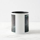 Centraal gebied van het gestreepte spiraalmelkwegs mok (Midden)