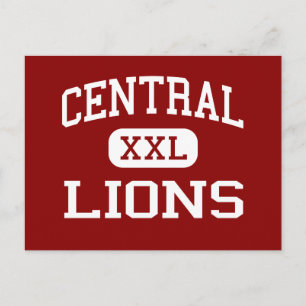 Centraal - Lion - High School - Carrollton Georgia Briefkaart