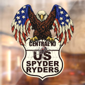 Centraal New Jersey Chapter - Decal Adelaar Logo (Vel 2)
