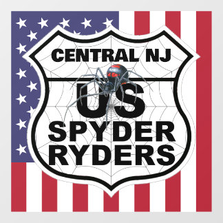 Centraal New Jersey Chapter - Decal Vlag & Logo