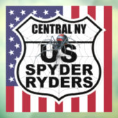 Centraal New York-hoofdstuk - Decal vlag & logo (Vel 3)