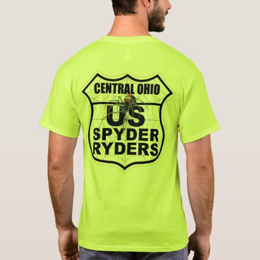 Centraal Ohio Hoofdstuk - Logo 2-zijdig Trans T-shirt (Achterkant)