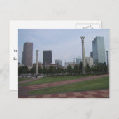 Centraal Olympisch Park in het centrum van Atlanta Briefkaart (Voorkant / Achterkant)