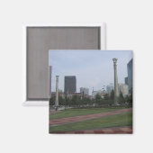 Centraal Olympisch Park in het centrum van Atlanta Magneet (Voorkant / Achterkant)