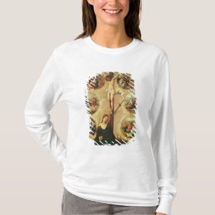 Centraal paneel van een driehoek t-shirt