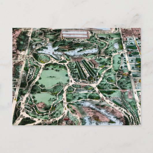 CENTRAAL PARK, 1860 BRIEFKAART (Voorkant)