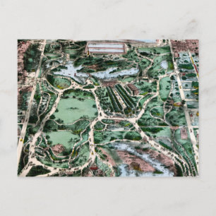 CENTRAAL PARK, 1860 BRIEFKAART