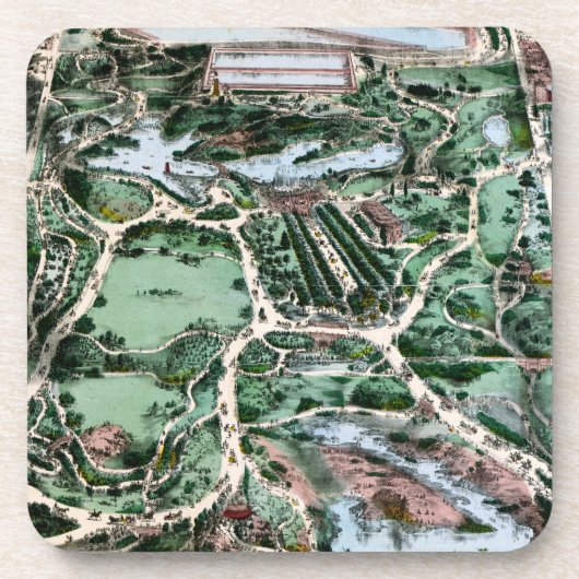 CENTRAAL PARK, 1860 DRANKJES ONDERZETTER (Voorkant)