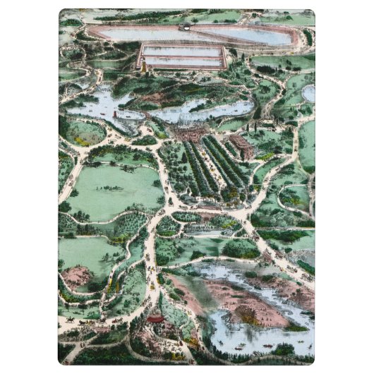 CENTRAAL PARK, 1860 KLEMBORD (Achterkant)