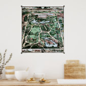 CENTRAAL PARK, 1860 POSTER (Keuken)