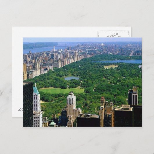 centraal park briefkaart (Voorkant / Achterkant)