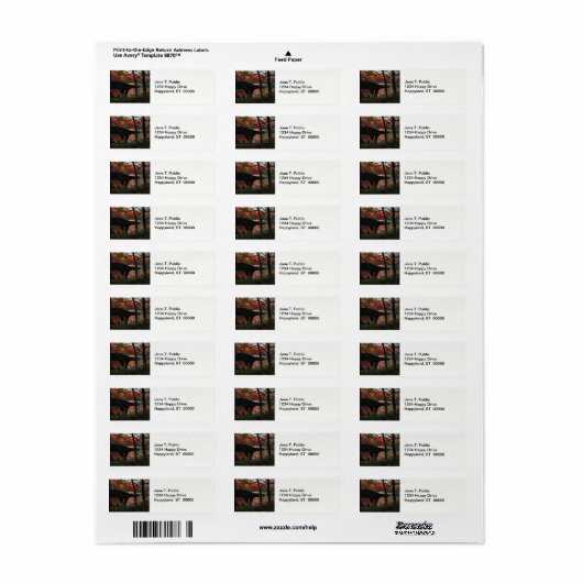 Centraal Park: gesprek over de brug van Bow Etiket (Full Sheet)