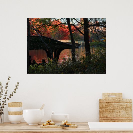 Centraal Park: gesprek over de brug van Bow Poster (Keuken)