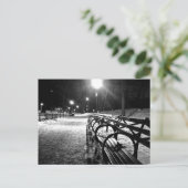 Centraal Park in de winter Briefkaart (Staand voorkant)