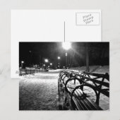 Centraal Park in de winter Briefkaart (Voorkant / Achterkant)